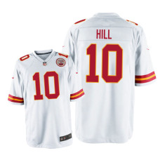 Men Kansas City Chiefs #10 White Tyreek Hill Nike Game Jersey