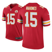 Men Kansas City Chiefs #15 Patrick Mahomes Red Nike legend color rush Jersey