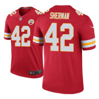 Men Kansas City Chiefs #42 Anthony Sherman Red Nike legend color rush Jersey