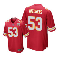 Men Kansas City Chiefs #53 Red Anthony Hitchens Nike Game Jersey