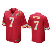 Men Kansas City Chiefs #7 Red Harrison Butker Nike Game Jersey