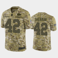 Men Kansas City Chiefs #42 Anthony Sherman Nike Salute to Service Limited Jersey - Camo