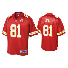 Men Kansas City Chiefs #81 Blake Bell Red Pro Line Jersey