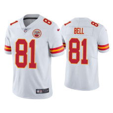 Men Kansas City Chiefs #81 Blake Bell Vapor Limited White Jersey