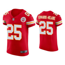 Men Kansas City Chiefs #25 Clyde Edwards-Helaire Red Vapor Elite Jersey