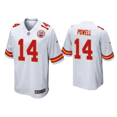 Men Kansas City Chiefs #14 Cornell Powell White Game Jersey