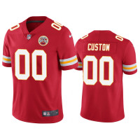 Men Kansas City Chiefs #00 Nike Custom Red Color Rush Limited Jersey