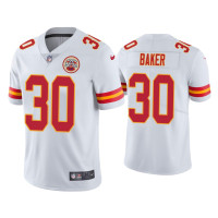 Men Kansas City Chiefs #30 Deandre Baker Vapor Limited White Jersey