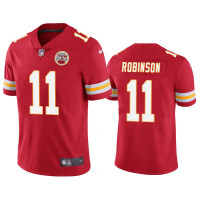 Men Kansas City Chiefs #11 Nike Demarcus Robinson Red Color Rush Limited Jersey