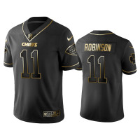 Men Kansas City Chiefs #11 2019 Golden Edition Vapor Untouchable Limited Demarcus Robinson Black Jersey