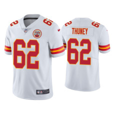 Men Kansas City Chiefs #62 Joe Thuney Vapor Limited White Jersey