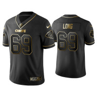 Men Kansas City Chiefs #69 Golden Edition Vapor Limited Kyle Long Black Jersey