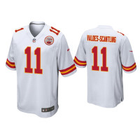 Men Kansas City Chiefs #11 Marquez Valdes-Scantling White Game Jersey