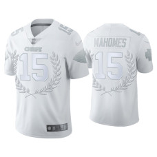 Men Kansas City Chiefs #15 NFL MVP Limited Edition Patrick Mahomes Platinum Jersey