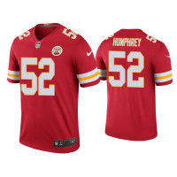 Men Kansas City Chiefs #52 Color Rush Legend Creed Humphrey Red Jersey