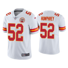 Men Kansas City Chiefs #52 Creed Humphrey Vapor Limited White Jersey