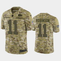 Men Kansas City Chiefs #11 Demarcus Robinson Nike Salute to Service Jersey - Camo