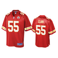 Men Kansas City Chiefs #55 Frank Clark Red Pro Line Jersey