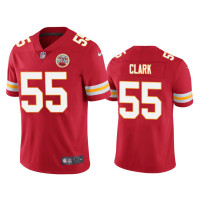 Men Kansas City Chiefs #55 Vapor Limited Frank Clark Red Jersey