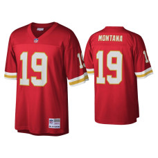 Men Kansas City Chiefs #19 Joe Montana Red 1994 Legacy Replica Jersey