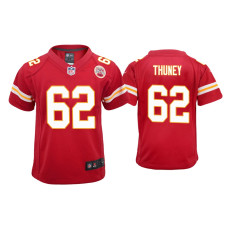 Youth Kansas City Chiefs #62 Joe Thuney Red Game Jersey