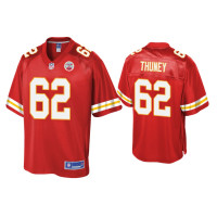 Men Kansas City Chiefs #62 Joe Thuney Red Pro Line Jersey