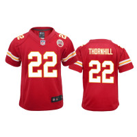 Men Kansas City Chiefs #22 Juan Thornhill Red NFL Draft Game Jersey