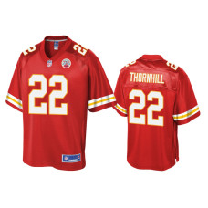 Men Kansas City Chiefs #22 Juan Thornhill Red Pro Line Jersey