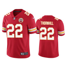 Men Kansas City Chiefs #22 Juan Thornhill Red NFL Draft Vapor Limited Jersey