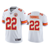 Men Kansas City Chiefs #22 Juan Thornhill White NFL Draft Vapor Limited Jersey