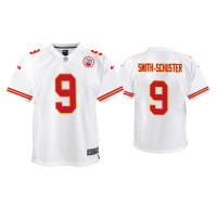 Youth Kansas City Chiefs #9 JuJu Smith-Schuster White Game Jersey