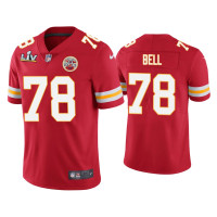 Men Kansas City Chiefs #78 Bobby Bell Super Bowl LV Red Vapor Limited Jersey