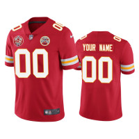 Men Kansas City Chiefs #00 60th Season Custom Red Limited Jersey