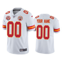 Men Kansas City Chiefs #00 60th Season Custom White Limited Jersey