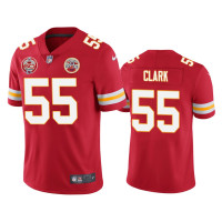 Men Kansas City Chiefs #55 60th Season Frank Clark Red Limited Jersey