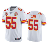 Men Kansas City Chiefs #55 60th Season Frank Clark White Limited Jersey