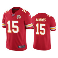 Men Kansas City Chiefs #15 100th Season Patrick Mahomes Red Limited Jersey