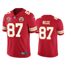 Men Kansas City Chiefs #87 60th Season Travis Kelce Red Limited Jersey