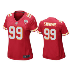 Men Kansas City Chiefs #99 Khalen Saunders Red NFL Draft Game Jersey