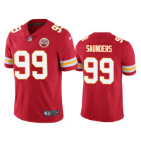 Men Kansas City Chiefs #99 Khalen Saunders Red NFL Draft Vapor Limited Jersey