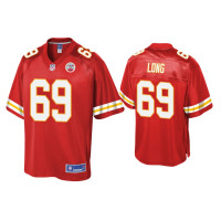 Men Kansas City Chiefs #69 Kyle Long Red Pro Line Jersey