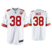 Men Kansas City Chiefs #38 L'Jarius Sneed White Game Jersey