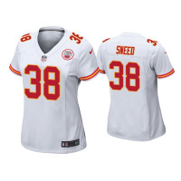 Women Kansas City Chiefs #38 L'Jarius Sneed White Game Jersey