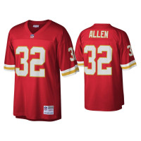 Men Kansas City Chiefs #32 Marcus Allen Red 1994 Legacy Replica Jersey