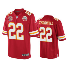 Men Kansas City Chiefs #22 Juan Thornhill Red 60th Season Game Jersey