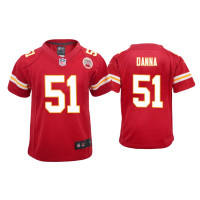 Youth Kansas City Chiefs #51 Michael Danna Red Game Jersey