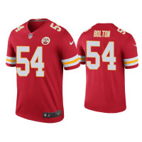 Men Kansas City Chiefs #54 Color Rush Legend Nick Bolton Red Jersey