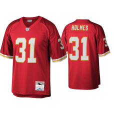 Men Kansas City Chiefs #31 Priest Holmes Red 2002 Legacy Replica Jersey