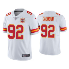 Men Kansas City Chiefs #92 Shilique Calhoun Vapor Limited White Jersey