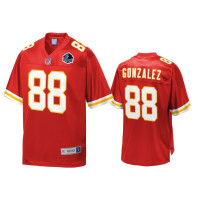 Men Kansas City Chiefs #88 Tony Gonzalez Red 2019 Hall of Fame Jersey